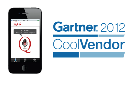 EasyAsk Gartner Cool Vendor 2012