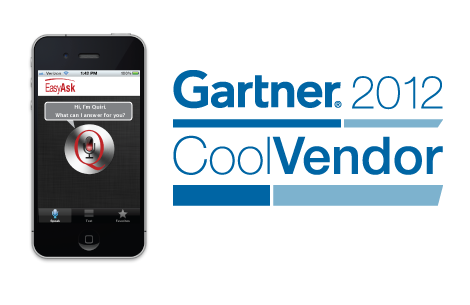 EasyAsk Gartner Cool Vendor 2012